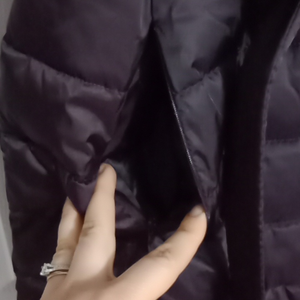 #207 Kenneth Cole New York Women's Puffer Coat. Long Coat Purple Color. XSmall - Picture 8 of 14